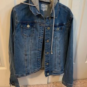 papaya jean jacket